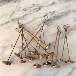 Gold Metal Table Number Holders